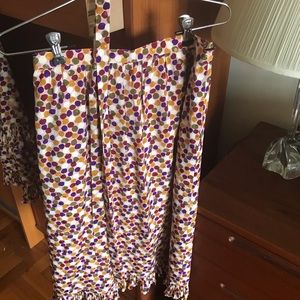 Blouse and skirt set